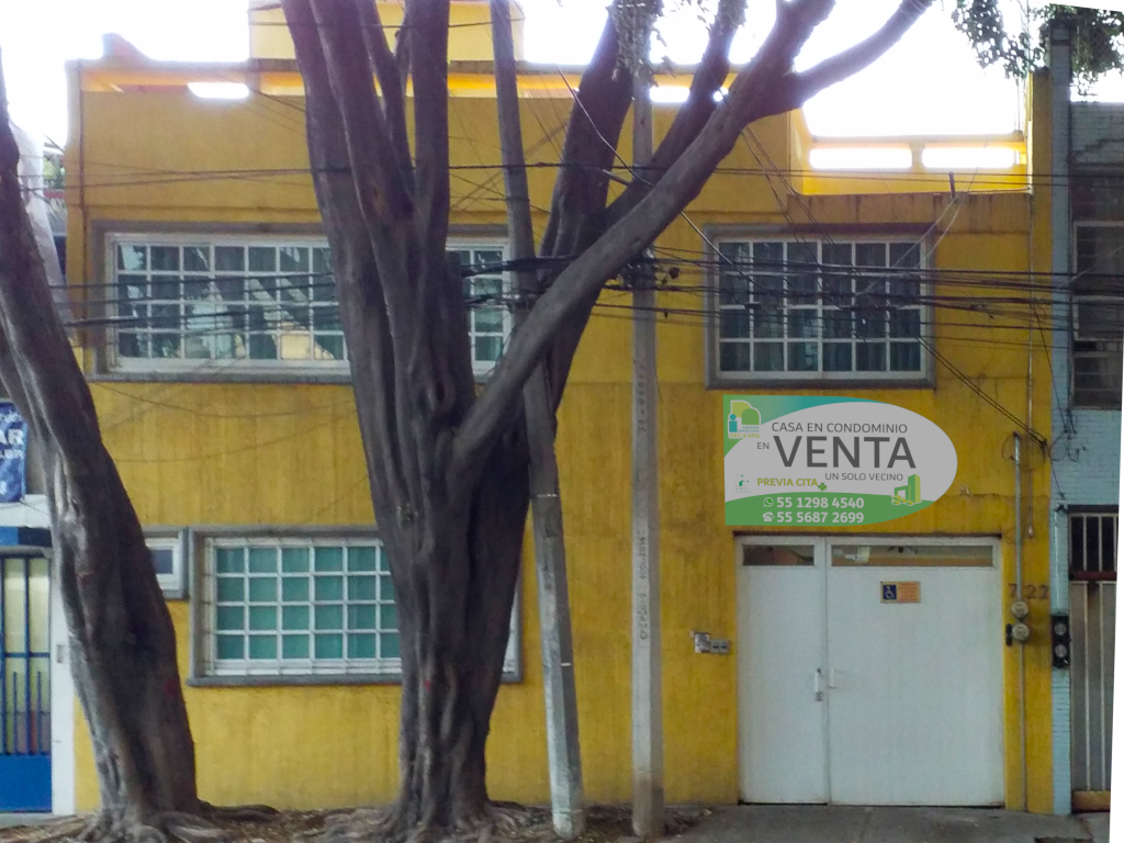 Fachada de casa en venta