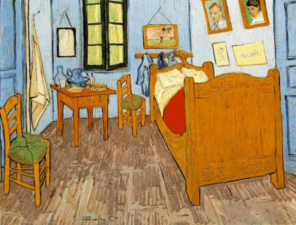 Croquis del dormitorio de Vincent van Gogh