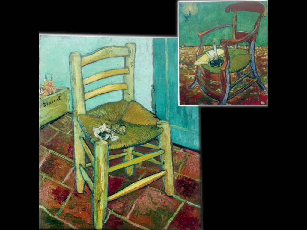 La silla de Vincent con su pipa