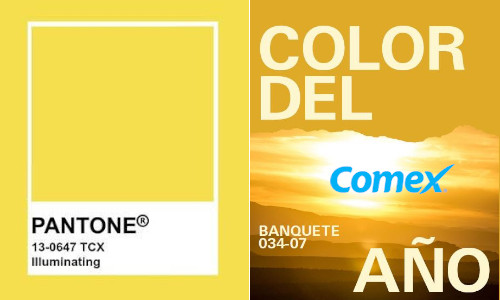 Color del año 2021 Pantone Comex