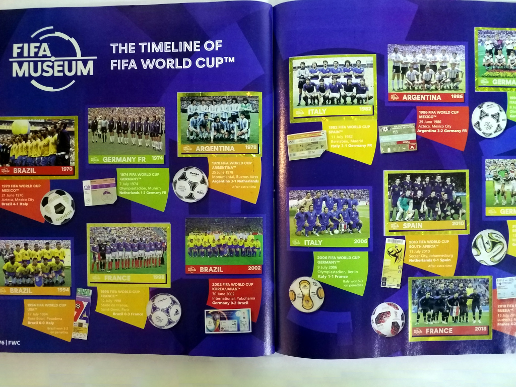 Fotografía del Album Panini Qatar 2022