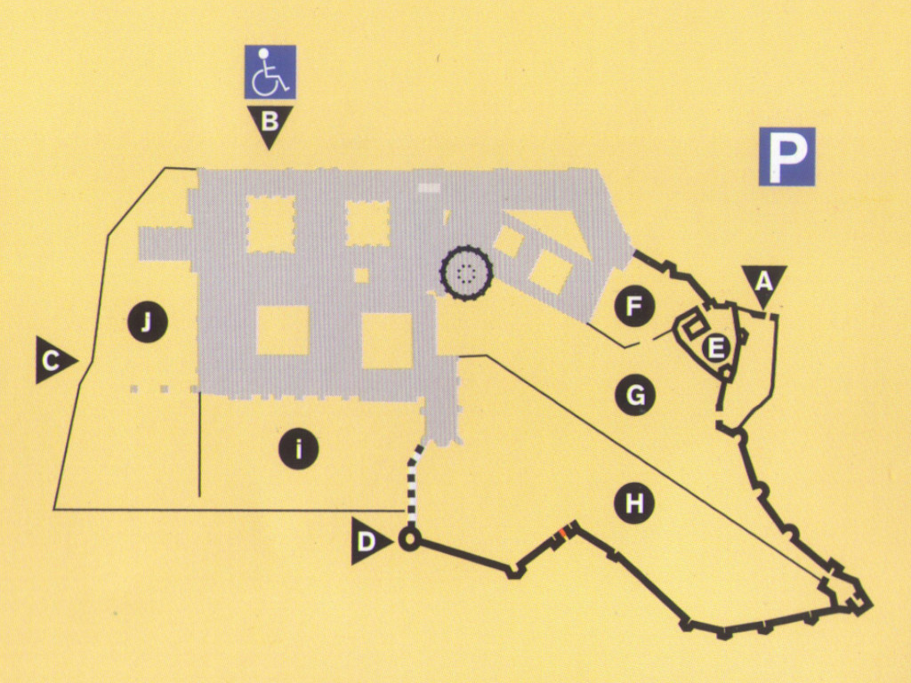 Mapa general Convento de Cristo