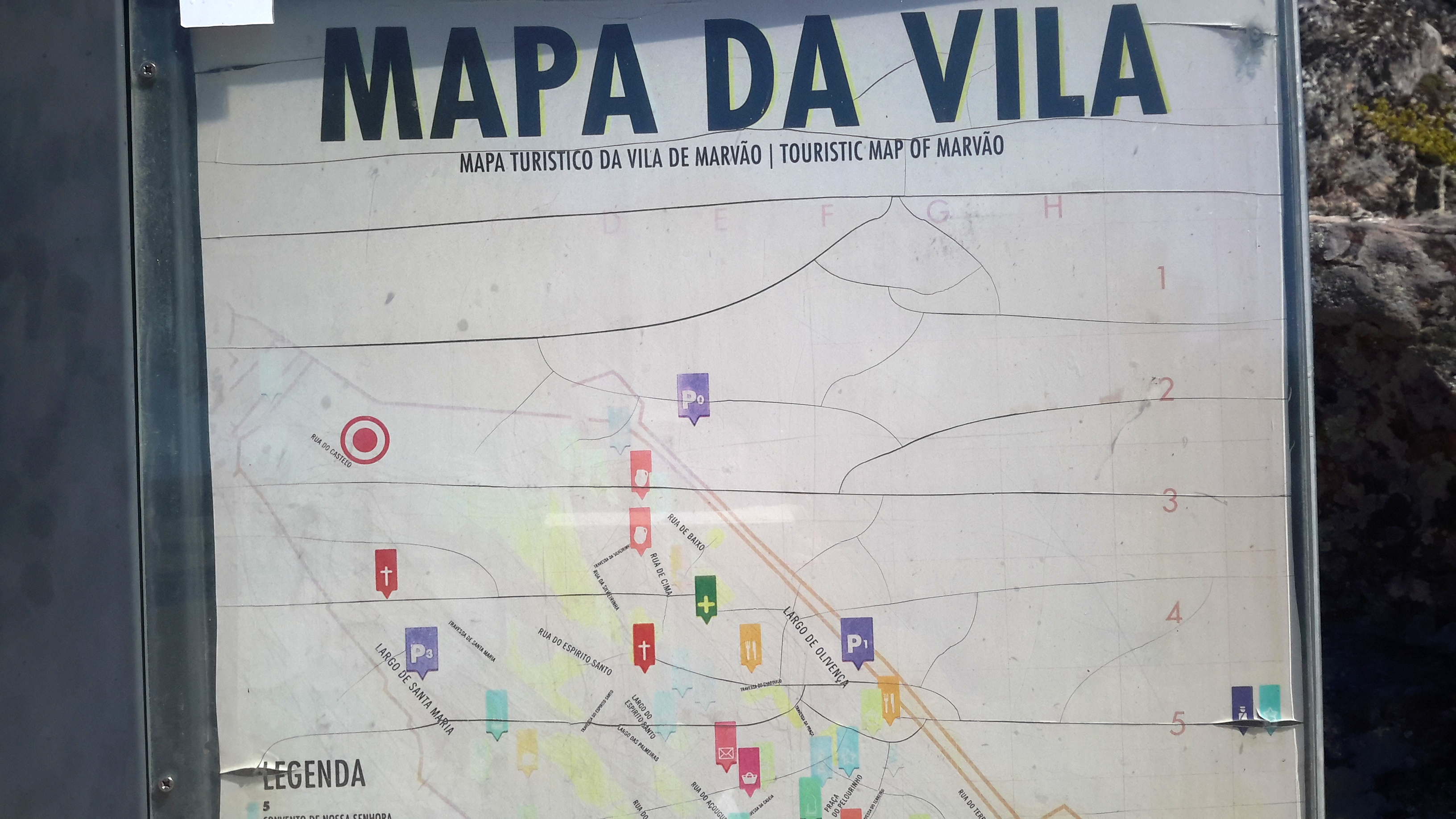 Mapa de Marvao